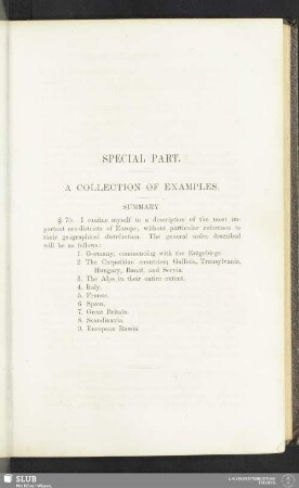 Special part. A Collection of examples