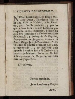 Licencia del Ordinario