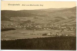 Großpostwitz. Blick vom Mönchswalder Berg