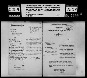 Schneiderinnung für den Oberamtsbezirk Aalen