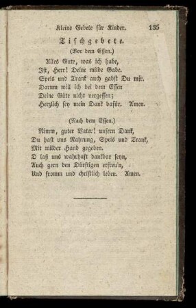 Tischgebete