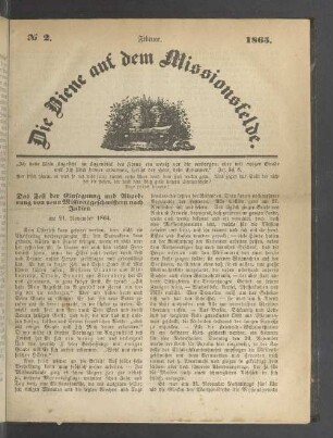 N° 2. Februar. 1865