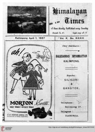 No. XXXIII (07 April 1957)