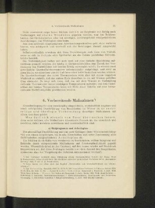 6. Vorbereitende Maßnahmen