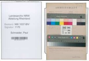 Entnazifizierung Paul Schroeder , geb. 23.01.1897 (Lehrer)