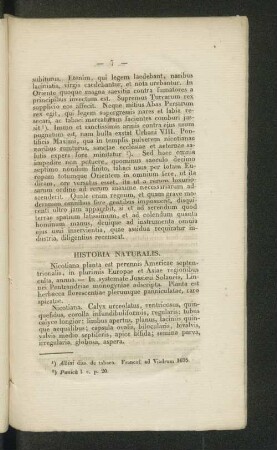 Historia naturalis.