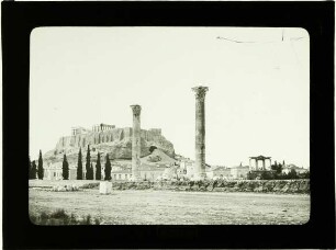Akropolis vom Zeustempel aus gesehen