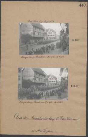 Kaysersberg: Parade am 27.01.1916, 9./LIR 3