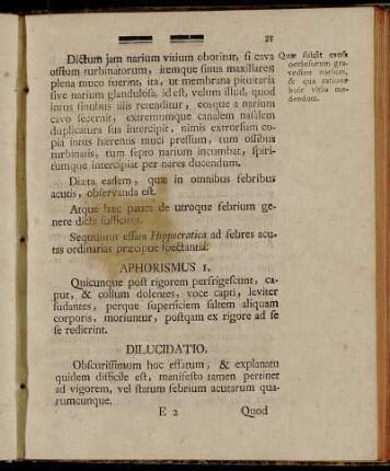 Aphorismus I. - Aphorismus 57.