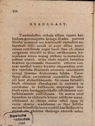 Proben alt-Hochdeutscher Sprache