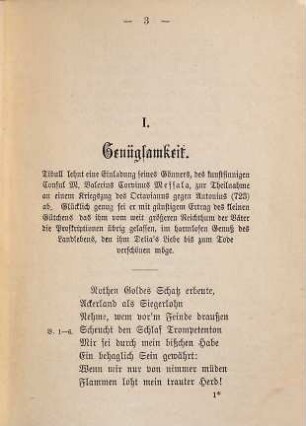 Die Elegieen des Albius Tibullus : In modernen Rhythmen von Georg Fischer