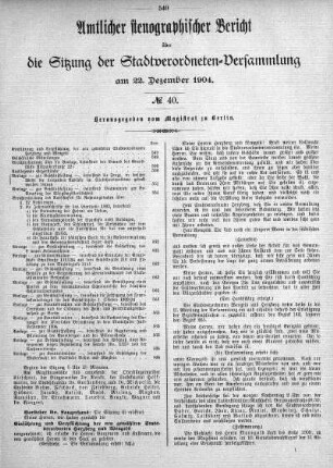 No. 40, 22.12.1904