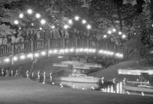 Lichterfest im Stadtgarten anläßlich der Bundesgartenschau.