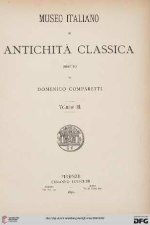 3: Museo italiano di antichità classica