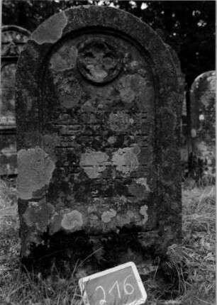 Grabstein 216 [Nir S. 146 Nr. 14.20]