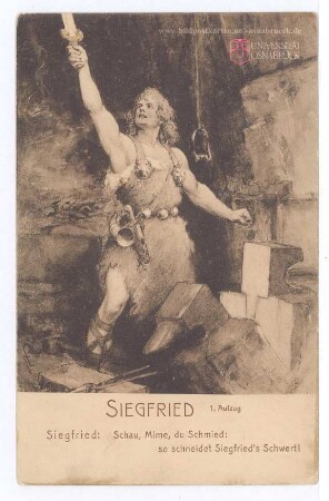 Siegfried - 1. Aufzug - Siegfried: Schau, Mime, du Schmied