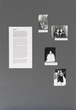 Teilbereich: Erinnerungen von Margot Cohn