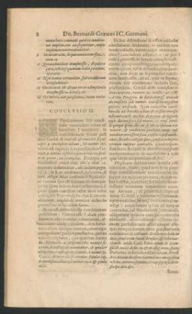 Conclusio II.