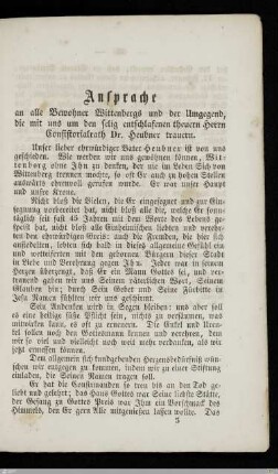 Ansprache