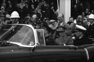 Brüssel: Auto der königlichen Familie, mit König Baudouin und Prinz Albert