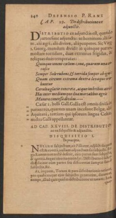 Cap. 29. De distributione ex adiunctis.