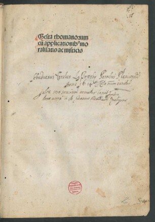 Gesta Romanorum