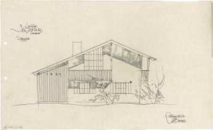 Gsaenger, Gustav; Lenggries (Bayern); Landhaus Dr. Mulfinger, Landhaus Joedicke - Landhaus Joedicke, Westseite (Ansicht)
