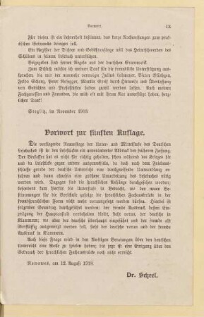 Vorwort zur fünften Auflage