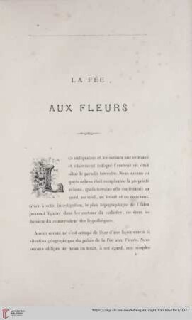 La Fée Aux Fleurs