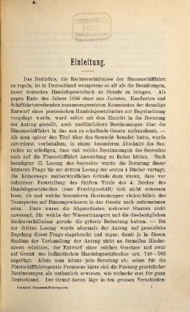 Reichsgesetze, betreffend die privatrechtlichen Verhältnisse der Binnenschiffahrt und der Flösserei : vom 15. Juni 1895 ; für die Praxis erläutert