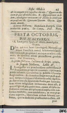 Festa Octobris.