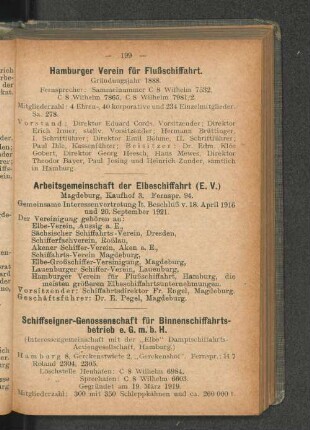 Arbeitsgemeinschaft der Elbeschiffahrt (E. V.)