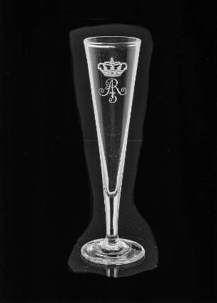 Flöte (mit bekröntem AR3-Monogramm) aus Schloß Moritzburg