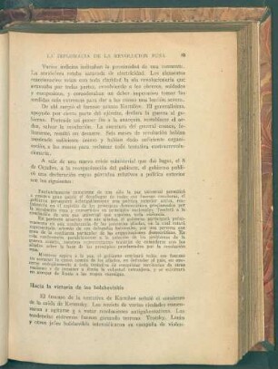 Hacia la victoria de los bolsheviskis