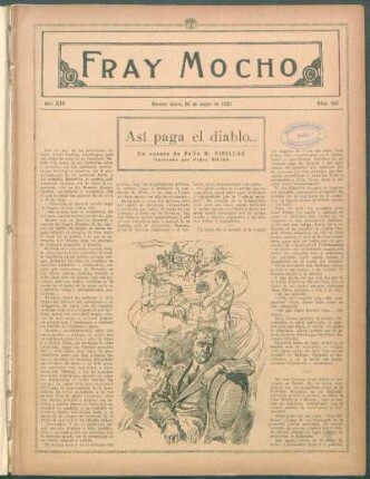 Así paga el diablo... : Cuento - Ilustrado por Pedro Rojas