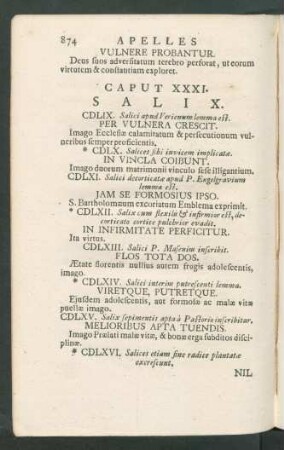 Caput XXXI. - XLIII.