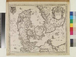 Karte von Dänemark (17. Jahrhundert)
