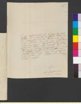 Brief von Seidler, Luise an Goethe, Johann Wolfgang von