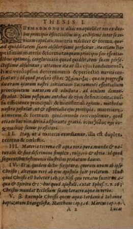 Collegii De Sacramentis Disputatio ..., Decima. De Baptismi Materia Et Forma