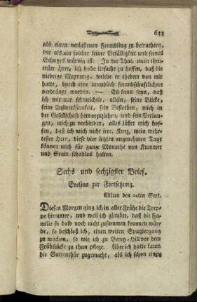 Sechs und sechzigster Brief. - Siebenzigster Brief.