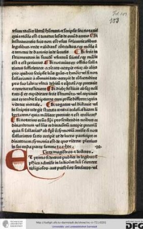 Circa magistros et doctores.