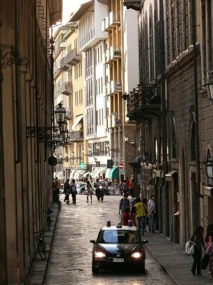 Altstadtstrasse an der Ponte Vecchio