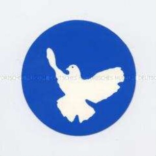 Aufkleber für Frieden - Motiv: weiße Taube
