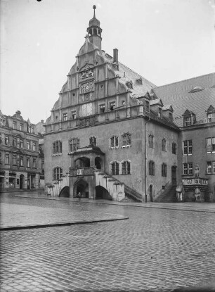 Plauen, Rathaus : Plauen. Rathaus, Marktplatz