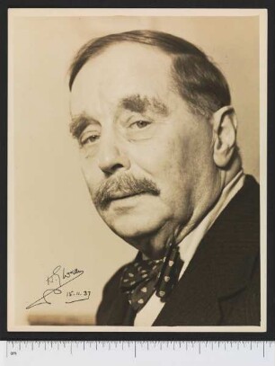 Porträtaufnahme Herbert G. Wells