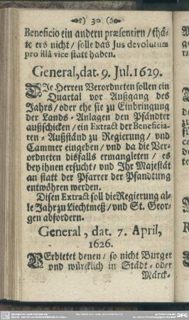 General, dat. 7. April, 1626