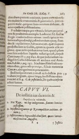 Caput VI. De iustitia ius dicentis & [...] vitanda.