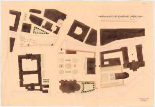 Umgestaltung der Straße Unter den Linden, Berlin: Lageplan Befreiungsplatz
