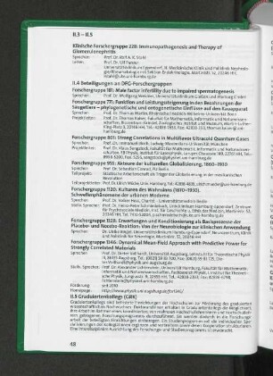II.5 Graduiertenkollegs (GRK)