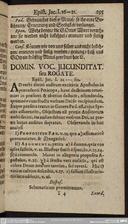Domin. Voc. Jucunditat. seu Rogate. Epist. Jac. I. 22-fin.
